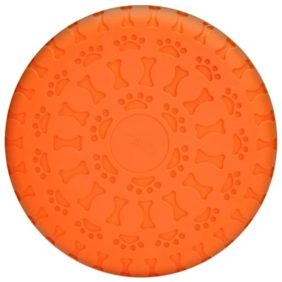 Image of VFM/Crufts Frisbee, Flying Disc Dog Toy (Orange)