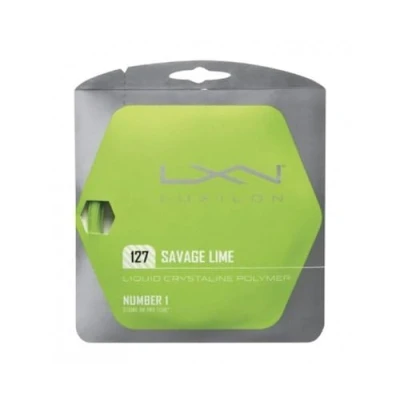 Image of Wilson Luxilon Tennis Racket String, Savage 127, 200 m Roll, Light Green, 1.27 mm, Unisex, WRZ902300