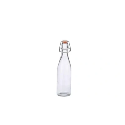 Image of Genware NEV SWB500 Glass Swing Bottle, 0.5 L/17.5 oz. (Pack of 6)