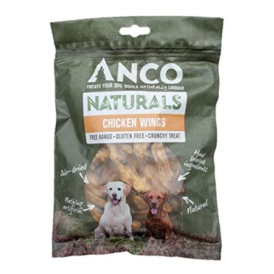 Image of Anco Naturals Chicken Wings 200g Dog/Puppy Treats 100% Natural &amp; Healthy
