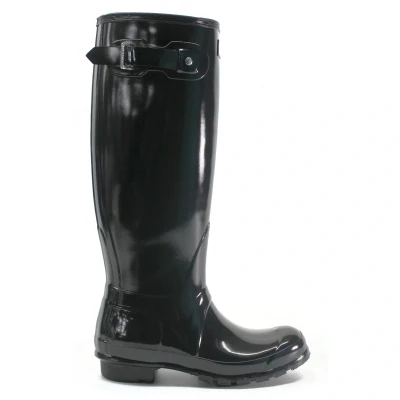 Image of Hunter Original Wellies, Women&#039;s, Size: 5, Navy Natural rubber