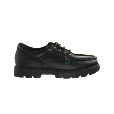 Image of Kickers Lennon Mens Black Shoes Leather (archived) Size UK 6.5