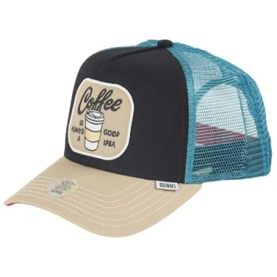 Image of Djinns HFT Trucker Cap Food Coffee Black/Turquoise One Size