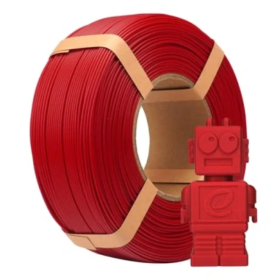 Image of eSUN PLA Refill Filament 1.75mm, Spoolless 3D Printing Dimensional Accuracy +/ 0.05mm, 1KG Spool (2.2 LBS) Speedy for High Speed Printers,Fire Engine Red
