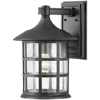 Image of Hinkley Freeport Outdoor Wall Lantern Textured Black, IP44