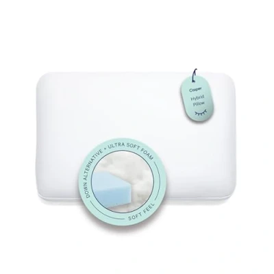 Image of Casper Sleep Hybrid Pillow, King, White