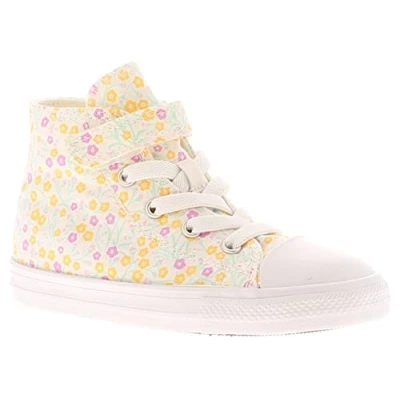 Image of Converse Chuck Taylor All Sta Girls Running Shoes &amp; Trainers White 7 Child UK