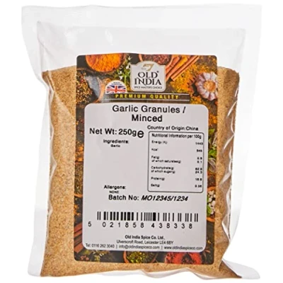 Image of Old India Garlic Granules / Minced 250g