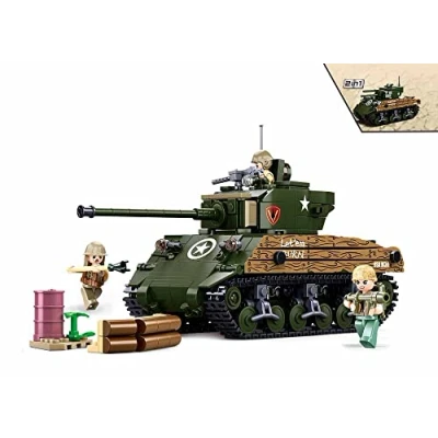 Image of Sluban M38 B1110 WWII M4A3 (76W) Medium Tank