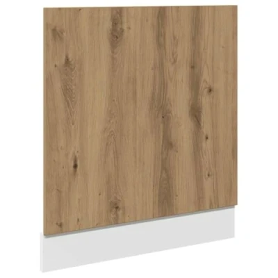 Image of vidaXL Dishwasher Panel Craft 60 x 3 67cm Multilayer Wood, Panel, Front