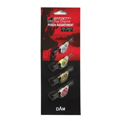 Image of Effzett assortment 4Pcs Spinner #2 4gr Sinking Perch Lure set
