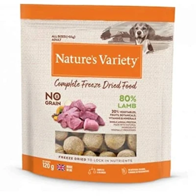 Image of Natures Variety Dog Adult Freeze Dried Pure Whole Food Lamb 120Gm