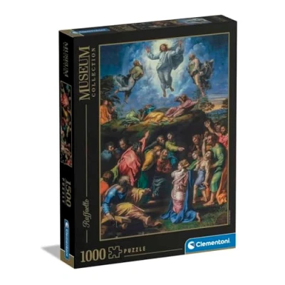 Image of Clementoni 31698 Museum Collection Raphael, Transfiguration 1500 Pieces Adult, Art, Puzzle, Famous Paintings, Made in Italy, Multi Coloured