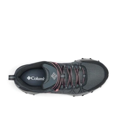 Image of Columbia Peakfreak II Outdry Hiking shoes, Women&#039;s, Size: 6.5, Graphite/salmon rose Textile/synthetics