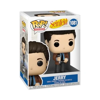 Image of Funko POP! TV: Seinfeld Jerry Doing Standup Collectable Vinyl Figure Gift Idea Official Merchandise Toys for Kids &amp; Adults TV Fans Model Collectors and Display