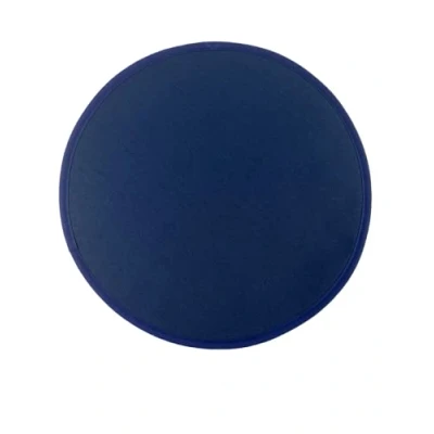 Image of Hob Cover Blue &amp; Black Towelling 37cm Chefs Pad Loop Aga Range Compatible Single