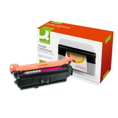 Image of Q Connect Compatible Solution HP 507A Magenta Laserjet Toner Cartridge CE403A