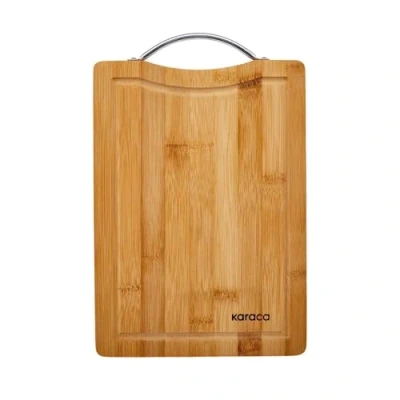 Image of Karaca Owen Bamboo Rectangle Chopping Board, Large, Wood