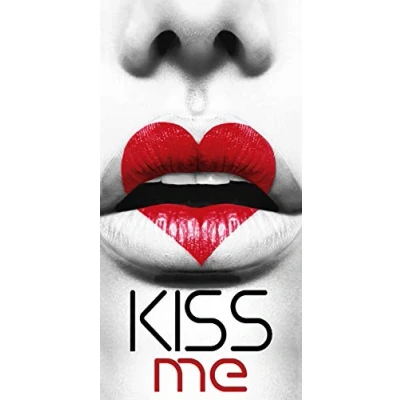 Image of Miracle Home, Beach Towel, Polyester, Kiss Me, 95 X 175 Microfiber