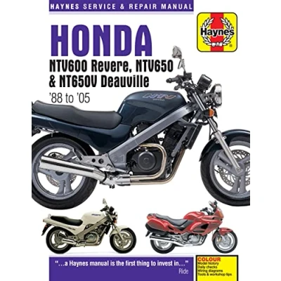 Image of Honda NTV600 Revere,NTV650 &amp; NT650V Deauville (88 05) Haynes Manual (Paperback)