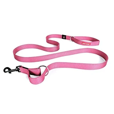 Image of EZYDOG Vario 4 Multi function Dog Lead 3 6 Foot Adjustable Lead, Training Small Dogs, Medium Large Sturdy (Pink)