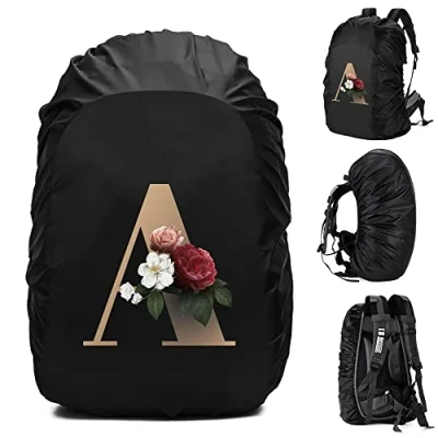 Image of FINDING CASE Waterproof Backpack Rain Cover, Rucksack Cover Snowproof for Hiking, Camping, Traveling, Outdoor Activities (gold A, 35L)