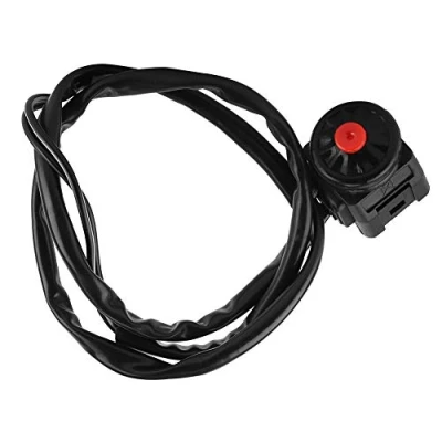 Image of Motorcycle Handlebar Horn Switch, Motorbike Stop Switch Button, Universal Button 22mm For