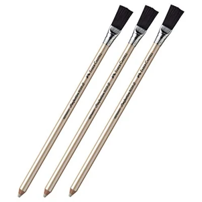 Image of Faber Castell Perfection Eraser 3x 7058b mit Bürste