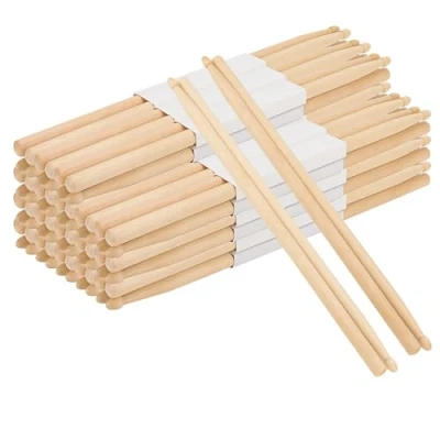 Image of MANCHAP 20 Pairs 5A Drum Sticks, Classic Maple Wood Drumsticks, Tip Drumstick for Drumming, Practice, Performance