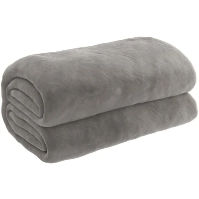 Image of vidaXL Weighted Blanket with Cover Grey 200x225 cm 9 kg Fabric