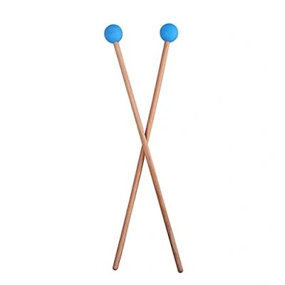 Image of Alnicov 1 Pair Drum Sticks,Glockenspiel Xylophone Mallets Hard Plastic Head for Sticks Beater Blue