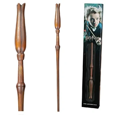 Image of The Noble Collection Luna Lovegood Wand In A Standard Windowed Box 14in (34.5cm) Wizarding World Harry Potter Film Set Movie Props Wands