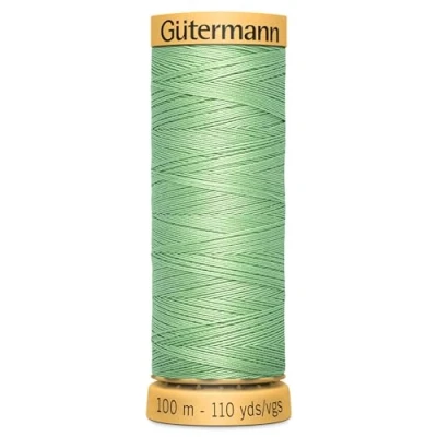 Image of Gutermann Natural Cotton 100m Quilting Sewing Machine Thread Green 7880