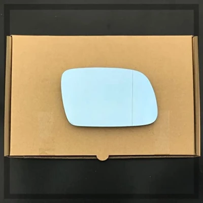 Image of Stick on Wide angle Wing Mirror Glass fits Peugeot 407 Reg 2004 to 2008 right driver Side