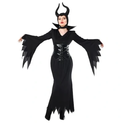 Image of Boland 84038 Adult Evil Queen Costume, Solid, Multi Coloured, XL