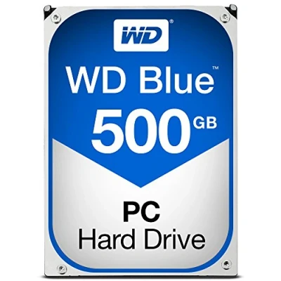 Image of Western Digital Blue Desktop 500 GB 7200RPM SATA III 3.5 Inch PC Hard Drive Black