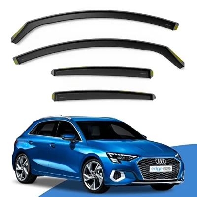 Image of EdgeVisors Wind Deflectors Set Fits: Audi A3 or S3 MK4 2020 onwards 5 Door Y8 Sportback Hatchback 4pc