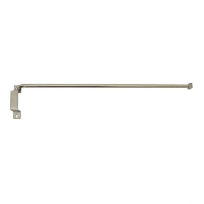 Image of Achim Home Furnishings Hard Window Rods, Nickel, 20 36