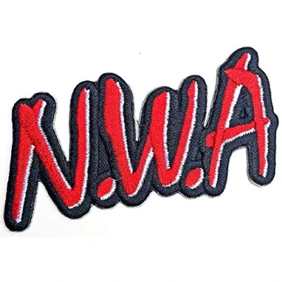 Image of N.W.A Patch CutOut Logo Red/Black