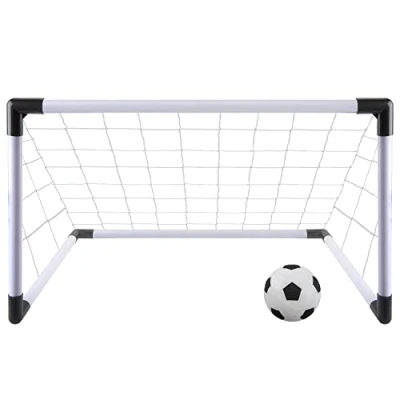Image of VFM Football Mini Goal Set With Ball &amp; Pump, 74 x 45 38cm Ages 2 6 Fun Sports Net Target Soccer Outdoor Toy For Children