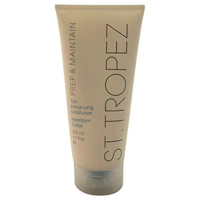 Image of St.Tropez Tan Enhancing Body Moisturiser, Lotion Prep and Maintain, Vegan, Natural &amp; Cruelty Free, 200 ml