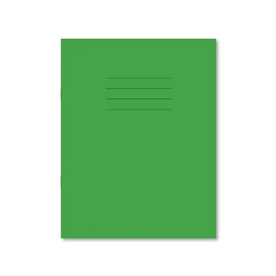 Image of Hamelin 9 x 7 Inch 8 mm Ruled and Margin 80 Pages Exercise Book Light Green (Pack of 100), 100104523