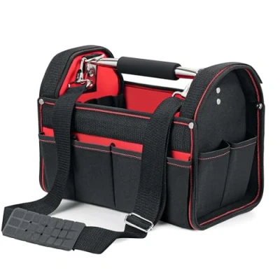 Image of WilTec Tool Bag Size XL with Shoulder Strap and Carrying Handle