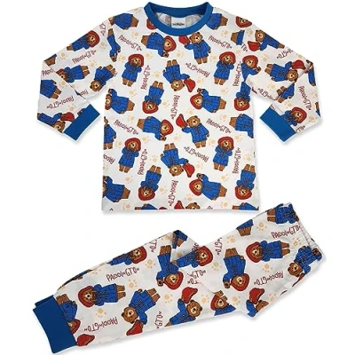 Image of Paddington Bear long pyjama set AOP 9 12m 80cm