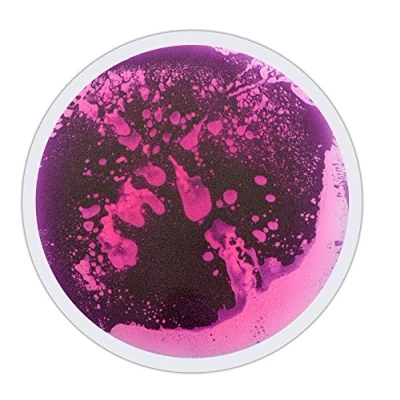 Image of Playlearn Round Liquid Purple Gel Floor Tile 50cm Diameter Sensory Room and Special Needs Tools
