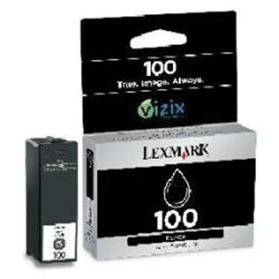 Image of Lexmark ink cartridge No. 100 black 14N0820