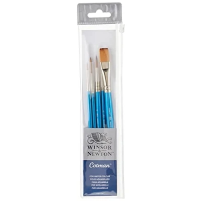 Image of Winsor &amp; Newton Cotman Brush Set, 10 UK, 2&quot;