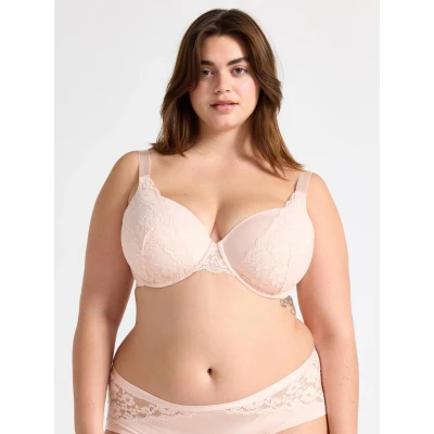Image of Lindex DIVA IRIS Underwired bra, Women&#039;s, Size: 80, Light pink