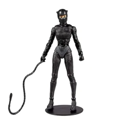 Image of McFarlane Toys, 7 Inch DC Batman Catwoman Action Figure with 22 Moving Parts, Collectible Movie Stand Base and Unique Character Card Ages 12+