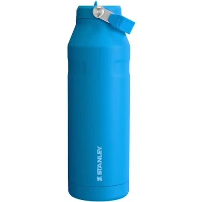Image of Stanley IceFlow Flip Straw 2.0 Water Bottle 50 OZ Built In with Larger Opening Lightweight &amp; Leak Resistant Insulated Stainless Steel BPA Free Azure